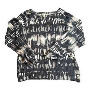 Girls Luck Brand Long Sleeve Tie-Dye Pullover